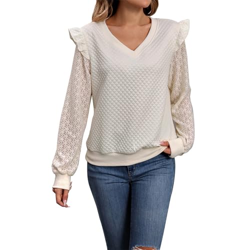 Damen Bluse y2k long sleeve lila hemd damen tunika damen sommer lang italienische+mode+damen trachtenbluse spitze long sleeve top nachthemden für damen vaude damen blusenkleid damen sommer handtasch von XTBFOOJ