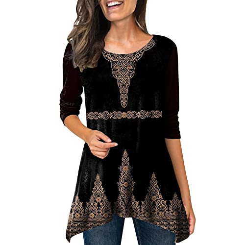 Glitzer Shirt Damen festlich Tshirt Woman top schwarz Damen Chiffon Bluse Weihnachts Tshirt Herren damenshirts lässig Kurzarm Chiffon top Damen elegant Damen Tshirt Weiss Kurzarm Batik Shirt von XTBFOOJ