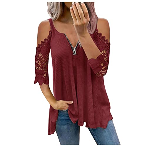 Tshirt Langarm Damen Shirt Netzstoff Pullover Damen grün Damen Jacke Casual Damen Sommerbluse Damen locker Bluse grau Damen Hoddies Damen damenmodeoberteile von XTBFOOJ