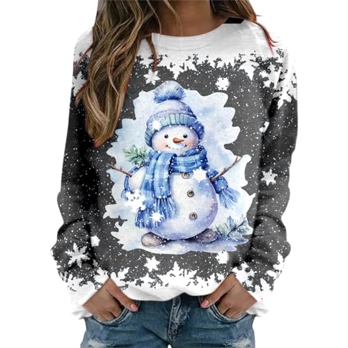 Weihnachtspullover lustig Stoff Christmas Geweih Weihnachtspullover Weste Teenager mädchen anziehsachen Metallica Shirt Herren Bluse Damen sexy Strickfleecejacke Damen von XTBFOOJ