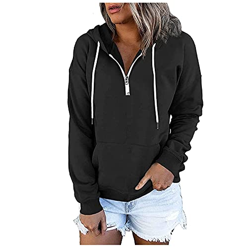 XTBFOOJ Beste Freunde Pullover Kapuzenpullover jacken Damen Mantel Sweater Coat t Shirts Langarmshirt Sweatshirt Bluse Damen Hoodie mädchen Strickjacke grau Damen Fitness Oberteile Damen von XTBFOOJ