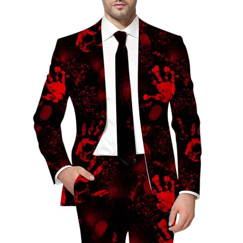 XTBFOOJ Blazer Herren Lang Herren Button Detaillierte Jacke Blazer Jacket Outdoor Blue Button Detailed Blazer Jacket Herren Weihnachts-Strickjacke Herren Blazer Kurz Fahrrad Jacke von XTBFOOJ
