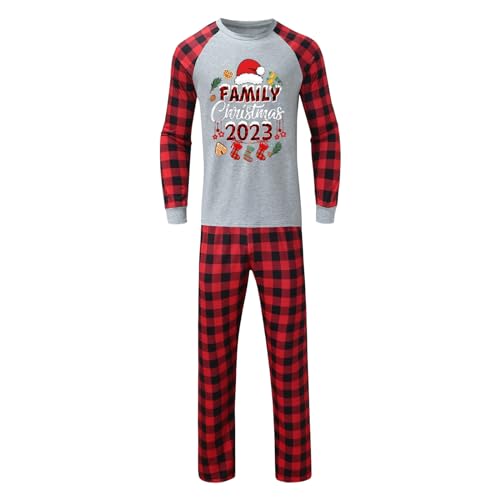 XTBFOOJ Familien Pyjama Weihnachten Weihnachten Herbst Mode Damen 2023 Lustige Hässliche Christmas Weihnachtskleid Strickkleid Damen Vintage Sweater Langarm Shirts Damen übergangsjacke Damen Sommer von XTBFOOJ