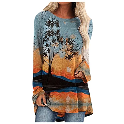 XTBFOOJ Party Oberteile Frauen Tunika Damen Langarm Winter frühlingsmode Damen 2021 Damenpullover weiß Sweatshirt Damen günstig Sommer Oberteile Damen one Shoulder top Damen von XTBFOOJ