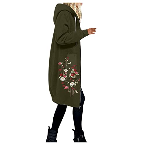 XTBFOOJ lange daunenweste damen ärmellos damen lange weste active damen steppjacke parka mit viel fell schwangerschaft umstandsmode kapuzenweste damen warmer daunenmantel damen damen jacke winter von XTBFOOJ