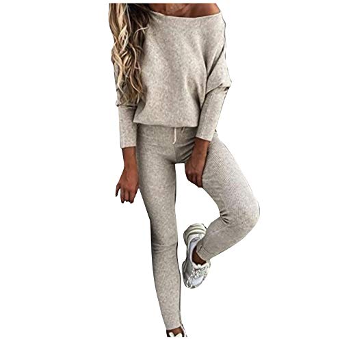 blauer trainingsanzug damen jogginganzug damen große größen tracksuit damen baumwolle freizeitanzug damen modern sportanzug damen set hausanzug damen set 3 teilig sport set damen lang shaping yo von XTBFOOJ