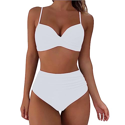 brüste zweiteiler damen elegant damen unterwäsche rückenfreies oberteil damen tankini mit shorts badeanzug push up bikini damen sexy bauch weg badeanzüge bikini push up kleine brüste sexy minikle von XTBFOOJ