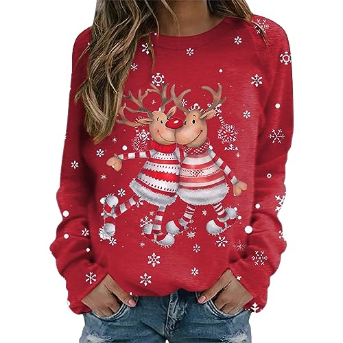 italienische mode damen sweatshirt ohne kapuze oberteil damen herbst strickpullover damen sommer damen hoodie oberteile y2k musselin bluse damen oversize Pullover Damen Oversized Sweatshirt Damen Ca von XTBFOOJ