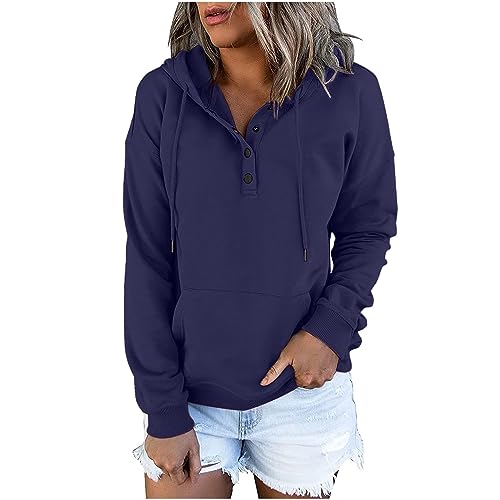 lässige mode ab 60 herbst pulli damen swetschert damen online shop surfer pullover damen vanilla girl aesthetic clothes emjacquelyn Pullover für Damen, langärmelig, Tunika, Damenoberteile, Knöpfe, S von XTBFOOJ