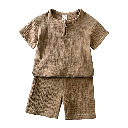 XTBFOOJ rasselsocken Baby 6-12 Monate Pyjama Kleinkind Kleidung Junge 86 Kurzärmliges T-Shirt für Jungen mit Buchstaben, Stierkopf, Bedruckte Hose, Westernanzug, Jacke, Hose, zweiteiliges Set Hose von XTBFOOJ