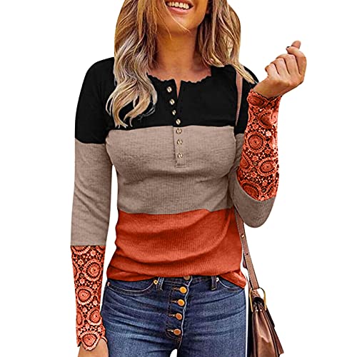 sommer oberteile damen sexy sweatshirt damen gelb pullover braun damen bluse kurzarm damen baumwollbluse damen langarmshirt v ausschnitt damen damen tshirt elegant strickkleid mit gürtel frauen tshirt von XTBFOOJ