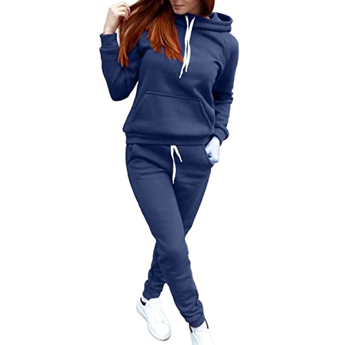 trainingsanzug damen xxl jogginganzug damen große größen tracksuit damen set freizeitanzug damen baumwolle winter sportanzug damen set baumwolle hausanzug damen kuschelig 48 damen sportanzüge jogg von XTBFOOJ