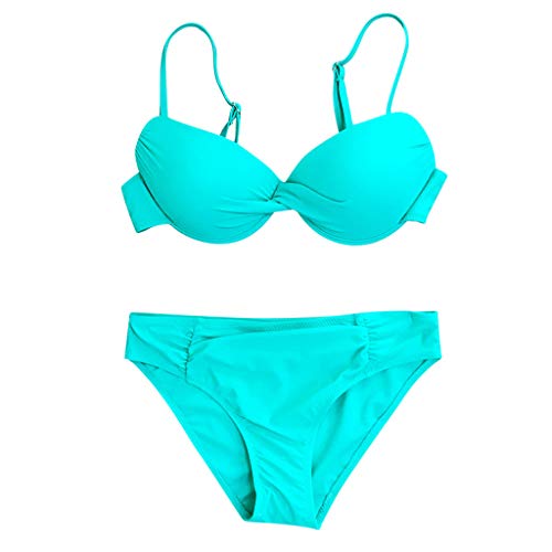 unterwäsche Frauen Set Push up Strand cyell Bikini Damen Cute Clothes Badehose Damen Burkini badeoberteil Damen große größen Badeanzug für mollige Tankini Bademantel Damen mit von XTBFOOJ