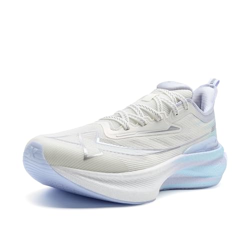 XTEP 2000 KM Laufschuhe Männer Schuhe Sommer Netz Atmungsdämpfer Sportschuhe SPO Segel weiß/Snow Cyan Purple Size 40 XTEP 2000 KM Laufschuhe Männer Schuhe Sommer Netz Atmungsdämpfer Sportschuhe SPO Segel weiß/Snow Cyan Purple Size 40 von XTEP