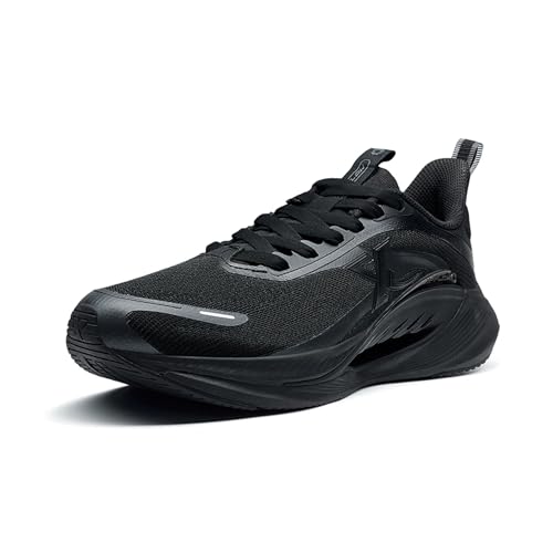 XTEP Wasserstoff Wind 7.0 Herren Stoßdämpfer rutschfeste Niedrige Knöchel Laufschuhe Schwarz Size 42 von XTEP