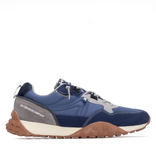 XTI - Slipper Herren Marineblau - Bequeme und vielseitige Schuhe - Casual Mode - Modell 14414103 (Größe 44) von XTI