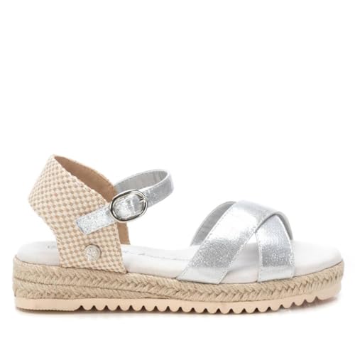 XTI 15119102 Sandalen für Mädchen, Silber 10, 32 EU XTI 15119102 Sandalen für Mädchen, Silber 10, 32 EU von XTI