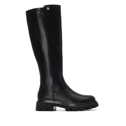 XTI - Bottes femme Damen Schwarz - Bequeme und vielseitige Schuhe - Casual Mode - Modell 14441901 (Größe 41) von XTI