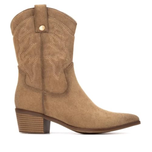 XTI - Camper Boots Damen Beige - Bequeme und vielseitige Schuhe - Casual Mode - Modell 14430703 (Größe 38) von XTI