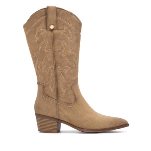 XTI - Camper Boots Damen Beige - Bequeme und vielseitige Schuhe - Casual Mode - Modell 14430803 (Größe 40) von XTI