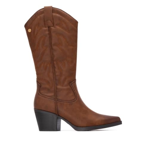 XTI - Camper Boots Damen Kamel - Bequeme und vielseitige Schuhe - Casual Mode - Modell 14430604 (Größe 36) von XTI