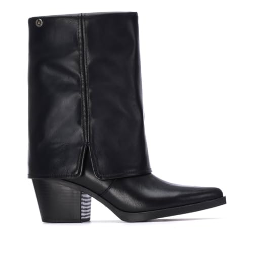 XTI - Camper Boots Damen Schwarz - Bequeme und vielseitige Schuhe - Casual Mode - Modell 14471601 (Größe 41) von XTI