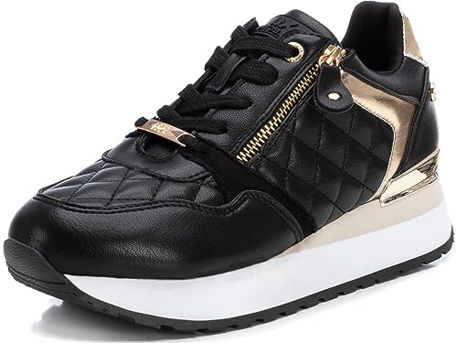 XTI Damen 141797 Sneaker, Schwarz, 39 EU von XTI