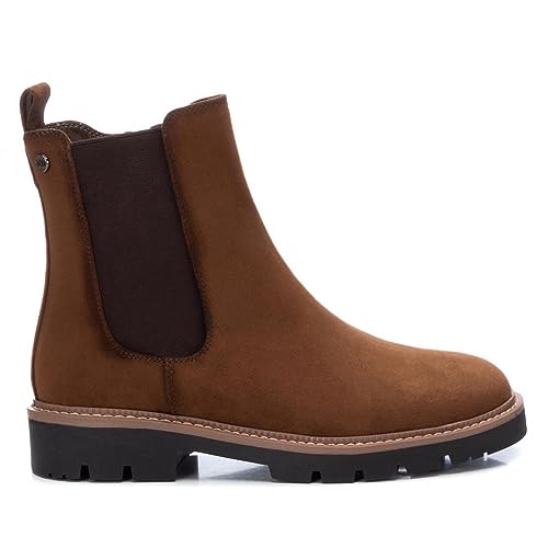 XTI Damen 142199 Stiefeletten, Camel, 37 EU von XTI