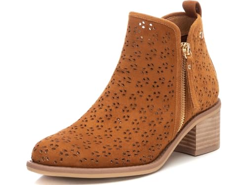 XTI Damen 142255 Stiefelette, Camel, 40 EU von XTI