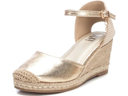 XTI Damen 142334 Espadrilles, Gold, 38 EU von XTI