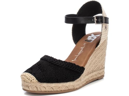 XTI Damen 142335 Espadrilles, Schwarz, 37 EU von XTI