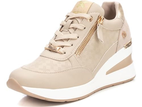 XTI Damen 142413 Sneaker, beige, 40 EU von XTI