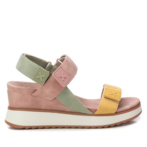 XTI - Sandalen Damen Nude - Bequeme und vielseitige Schuhe - Casual Mode - Modell 14384807 (Größe 37) von XTI