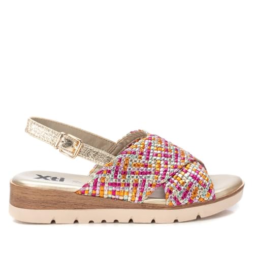 XTI - Sandalen Damen Fuchsia - Bequeme und vielseitige Schuhe - Casual Mode - Modell 14394702 (Größe 38) von XTI
