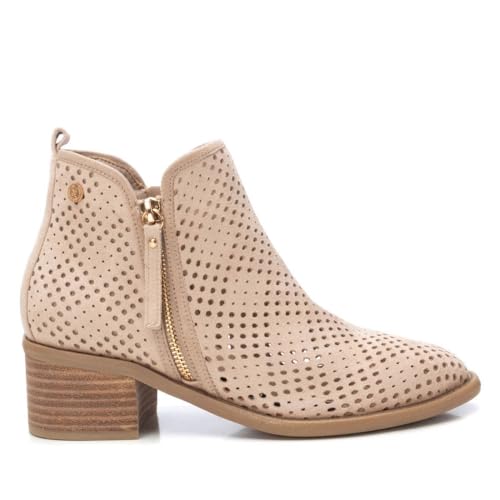 XTI Damen 143961 Stiefelette, beige, 39 EU von XTI