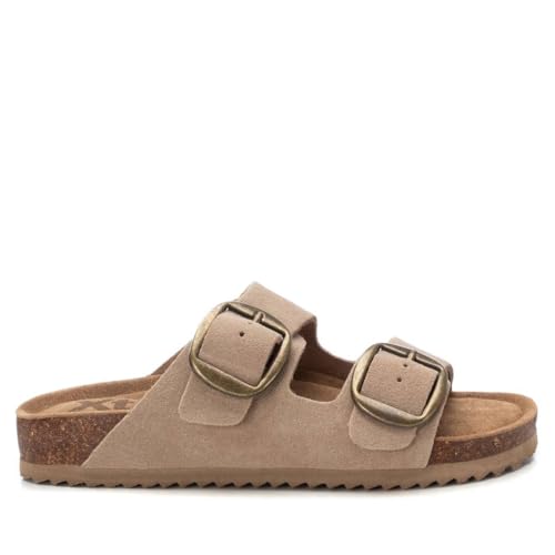 XTI - Sandalen Damen Beige - Bequeme und vielseitige Schuhe - Casual Mode - Modell 14403904 (Größe 37) von XTI