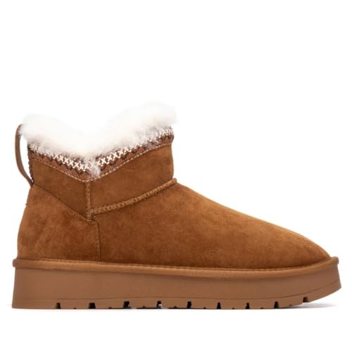 XTI Damen 144752 Stiefel, Camel, 38 EU von XTI