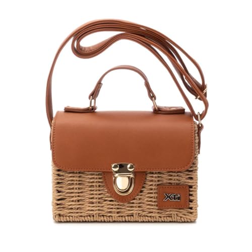XTI - Umhängetasche Damen Kamel - Modernes und praktisches Design - Ideal für jede Gelegenheit - Modell 18442901 von XTI