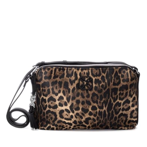 XTI - Umhängetasche Damen Leopard - Modernes und praktisches Design - Ideal für jede Gelegenheit - Modell 18448301 von XTI