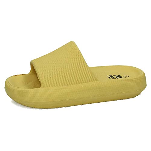 XTI Damen 44489 Flache Sandale, Amarillo, 38 EU von XTI