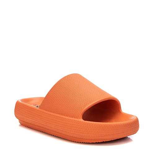 XTI Damen 44489 Flache Sandale, Naranja, 39 EU von XTI