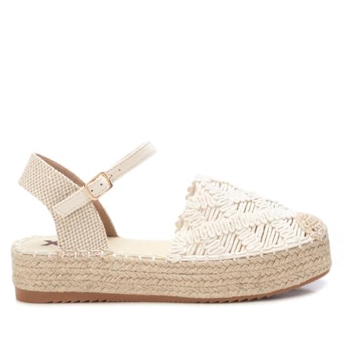 XTI - Espadrilles Damen Beige - Bequeme und vielseitige Schuhe - Casual Mode - Modell 14402202 (Größe 38) von XTI