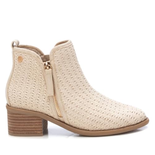 XTI - Freizeitstiefeletten Damen Beige - Bequeme und vielseitige Schuhe - Casual Mode - Modell 14396201 (Größe 36) von XTI