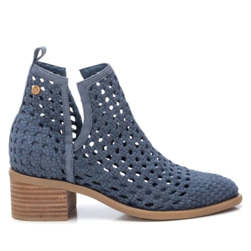 XTI - Freizeitstiefeletten Damen Jeansblau - Bequeme und vielseitige Schuhe - Casual Mode - Modell 14395903 (Größe 38) von XTI