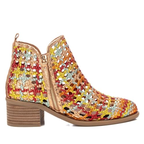XTI - Freizeitstiefeletten Damen Orange - Bequeme und vielseitige Schuhe - Casual Mode - Modell 14396302 (Größe 39) von XTI