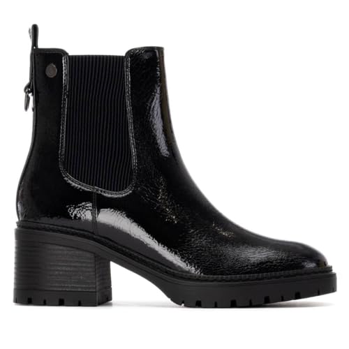 XTI - Freizeitstiefeletten Damen Schwarz - Bequeme und vielseitige Schuhe - Casual Mode - Modell 14427701 (Größe 40) von XTI