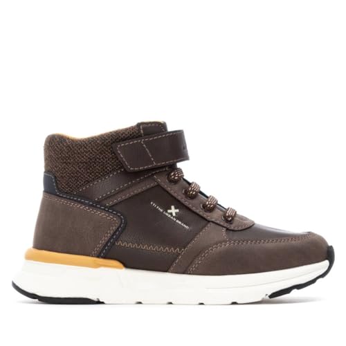 XTI - Freizeitstiefeletten Junge Braun - Bequeme und vielseitige Schuhe - Casual Mode - Modell 15136801 (Größe 33) von XTI
