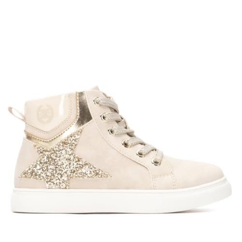 XTI - Freizeitstiefeletten Mädchen Beige - Bequeme und vielseitige Schuhe - Casual Mode - Modell 15129403 (Größe 32) von XTI