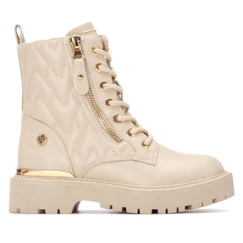 XTI - Freizeitstiefeletten Mädchen Beige - Bequeme und vielseitige Schuhe - Casual Mode - Modell 15134402 (Größe 36) von XTI