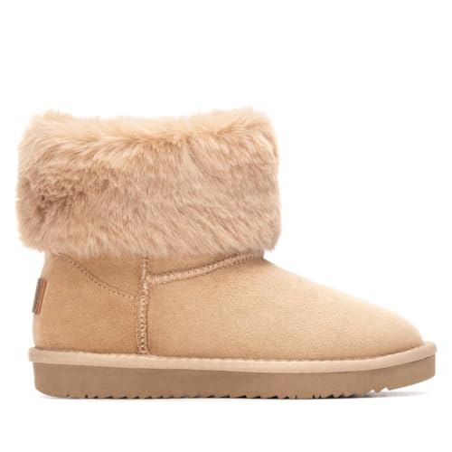 XTI - Freizeitstiefeletten Mädchen Beige - Bequeme und vielseitige Schuhe - Casual Mode - Modell 15141201 (Größe 29) von XTI